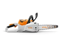 Tronçonneuse à batterie STIHL MSA 80 C guide de 30cm, chaine 1/4 pack 2 batteries AK 30S, 1 chargeur AL 101,1 chaine supplementaire, 1 litre huile